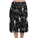 Elvis Velvet Flared Midi Skirt View1