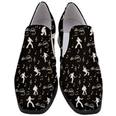 Elvis Women Slip On Heel Loafers by Valentinaart