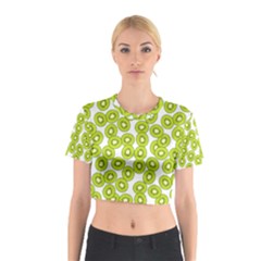 Fruit Life 4 Cotton Crop Top by Valentinaart