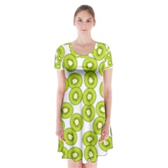 Fruit Life 4 Short Sleeve V-neck Flare Dress