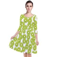 Fruit Life 4 Quarter Sleeve Waist Band Dress