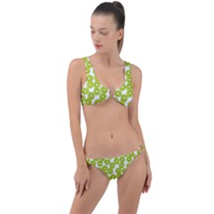 Fruit Life 4 Ring Detail Crop Bikini Set by Valentinaart