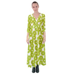 Fruit Life 4 Button Up Maxi Dress