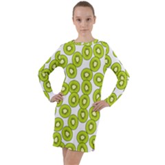 Fruit Life 4 Long Sleeve Hoodie Dress