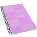 Pink Gingham Check Squares 5.5  x 8.5  Notebook View1