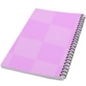 Pink Gingham Check Squares 5.5  x 8.5  Notebook View2