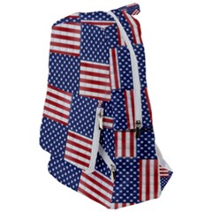 Red White Blue Stars And Stripes Travelers  Backpack by yoursparklingshop