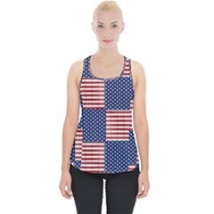 Red White Blue Stars And Stripes Piece Up Tank Top by yoursparklingshop