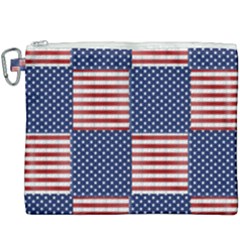 Red White Blue Stars And Stripes Canvas Cosmetic Bag (xxxl) by yoursparklingshop