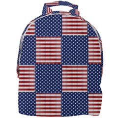 Red White Blue Stars And Stripes Mini Full Print Backpack by yoursparklingshop