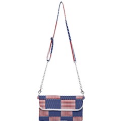 Red White Blue Stars And Stripes Mini Crossbody Handbag by yoursparklingshop