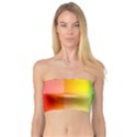 LGBT Rainbow Buffalo Check LGBTQ Pride Squares Pattern Bandeau Top View1