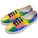 LGBT Rainbow Buffalo Check LGBTQ Pride Squares Pattern Women s Classic Low Top Sneakers View2