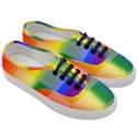 LGBT Rainbow Buffalo Check LGBTQ Pride Squares Pattern Women s Classic Low Top Sneakers View3