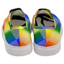 LGBT Rainbow Buffalo Check LGBTQ Pride Squares Pattern Women s Classic Low Top Sneakers View4