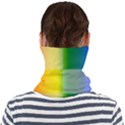 LGBT Rainbow Buffalo Check LGBTQ Pride Squares Pattern Face Seamless Bandana (Adult) View2