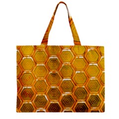 Hexagon Windows Zipper Mini Tote Bag by essentialimage