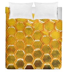 Hexagon Windows Duvet Cover Double Side (queen Size) by essentialimage