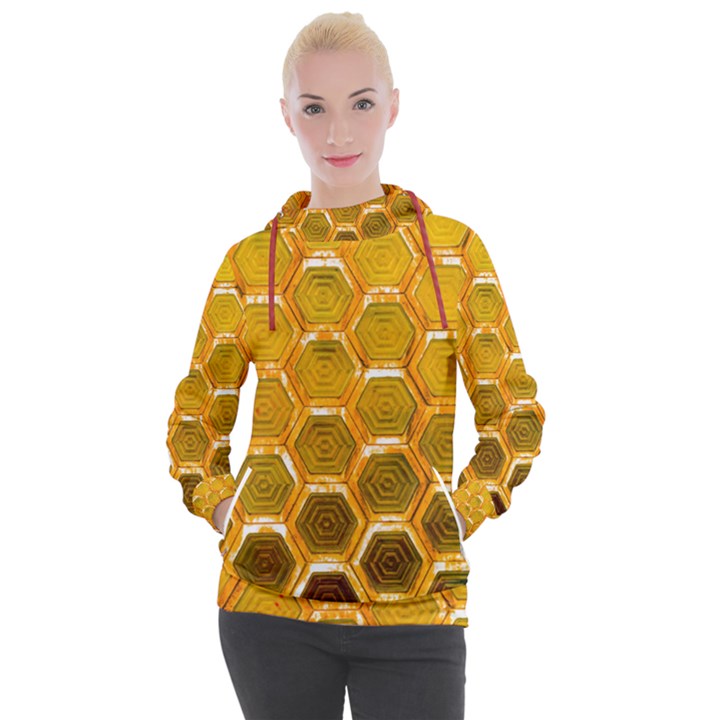 Hexagon Windows Women s Hooded Pullover