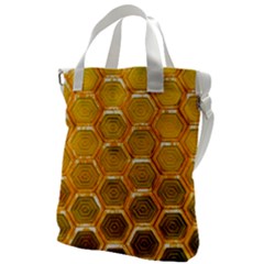 Hexagon Windows Canvas Messenger Bag by essentialimage