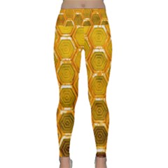 Hexagon Windows Lightweight Velour Classic Yoga Leggings by essentialimage