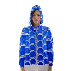 Hexagon Windows Women s Hooded Windbreaker