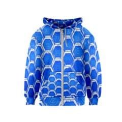 Hexagon Windows Kids  Zipper Hoodie