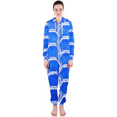 Hexagon Windows Hooded Jumpsuit (ladies) 