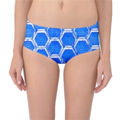 Hexagon Windows Mid-waist Bikini Bottoms by essentialimage