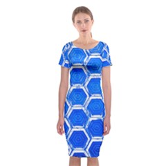 Hexagon Windows Classic Short Sleeve Midi Dress by essentialimage