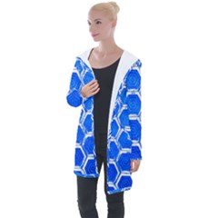 Hexagon Windows Longline Hooded Cardigan by essentialimage