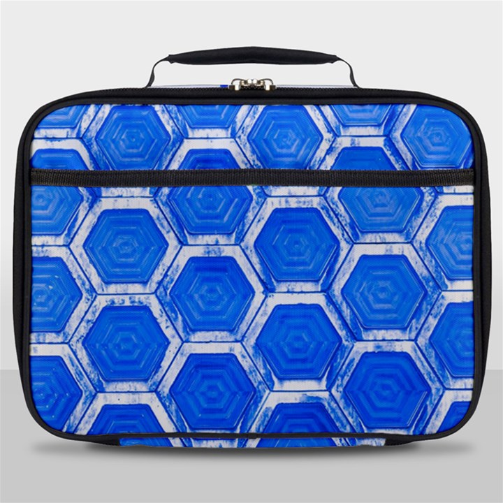 Hexagon Windows Full Print Lunch Bag