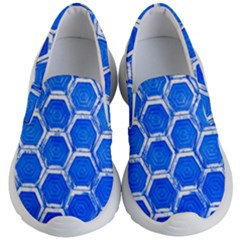 Hexagon Windows Kids Lightweight Slip Ons by essentialimage