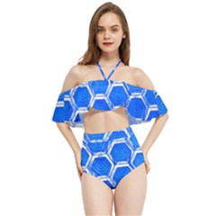 Hexagon Windows Halter Flowy Bikini Set  by essentialimage