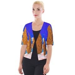 Two Hearts Cropped Button Cardigan by essentialimage