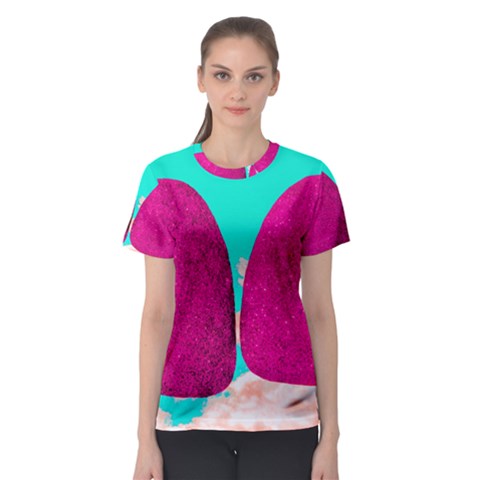 Two Hearts Women s Sport Mesh Tee by essentialimage