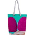 Two Hearts Full Print Rope Handle Tote (Small) View2