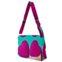 Two Hearts Full Print Messenger Bag (M) View2