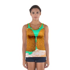 Two Hearts Sport Tank Top  by essentialimage