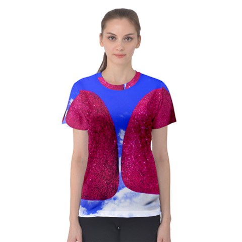 Two Hearts Women s Sport Mesh Tee by essentialimage