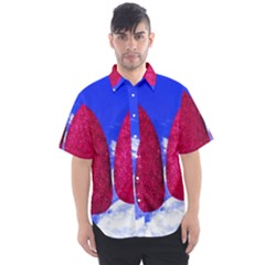 Two Hearts Men s Short Sleeve Shirt