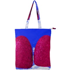 Two Hearts Double Zip Up Tote Bag by essentialimage