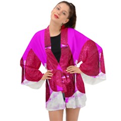 Two Hearts Long Sleeve Kimono by essentialimage