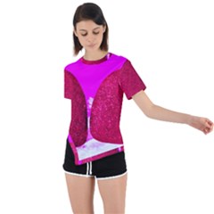 Two Hearts Asymmetrical Short Sleeve Sports Tee by essentialimage