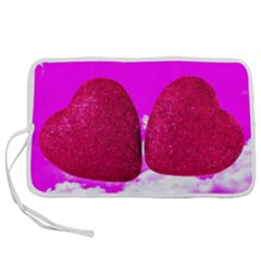 Two Hearts Pen Storage Case (s) by essentialimage