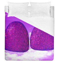 Two Hearts Duvet Cover (queen Size) by essentialimage