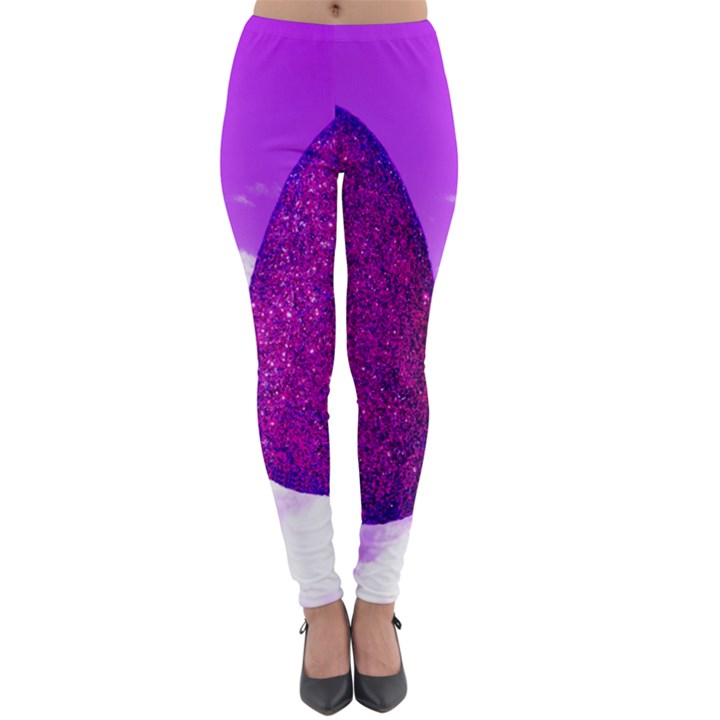 Two Hearts Lightweight Velour Leggings