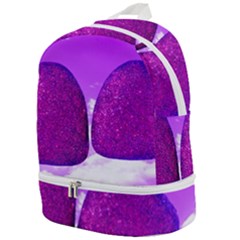 Two Hearts Zip Bottom Backpack by essentialimage