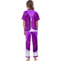 Two Hearts Kids  Satin Short Sleeve Pajamas Set View2