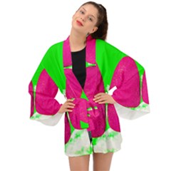 Two Hearts Long Sleeve Kimono by essentialimage